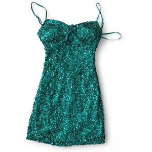 B-darlin Women's Green Dress size 0 (small)